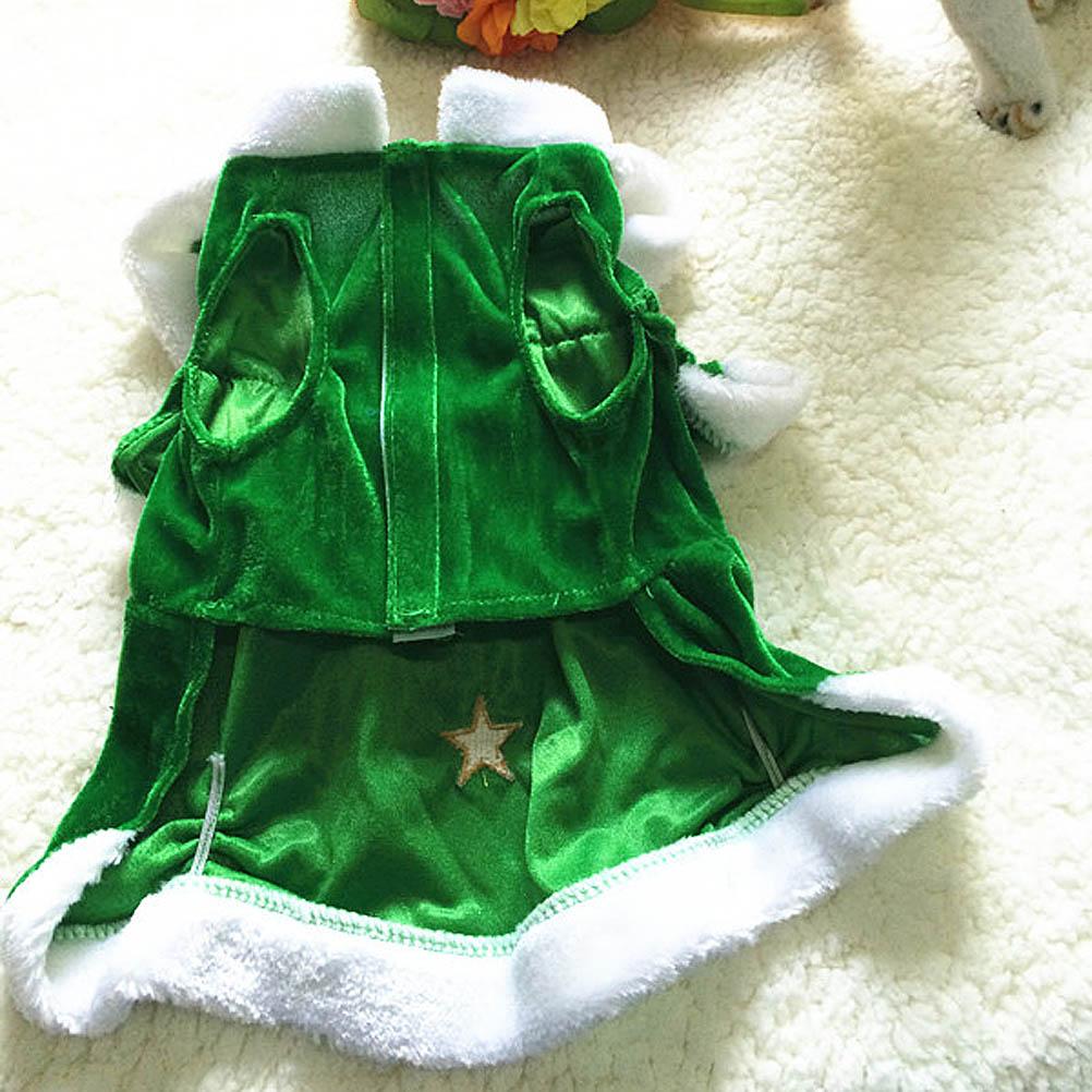 Christmas Tree Shaped Dog Clothes