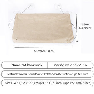 Cat Hammock Window Seat