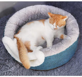 Cat bed with cushion