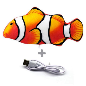 Floppy Fish Friend Cat Interactive Toy