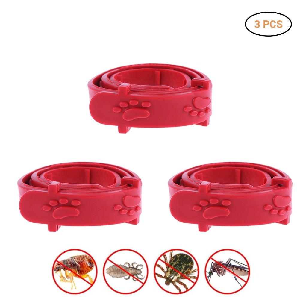 Cat Anti Flea Mite Tick Collar 3 Pcs