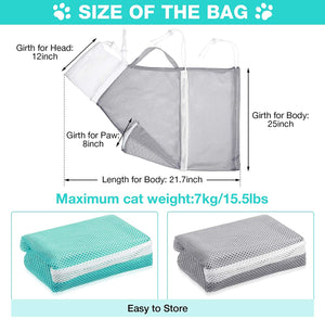 Upgraded Cat Grooming Bath Bag
