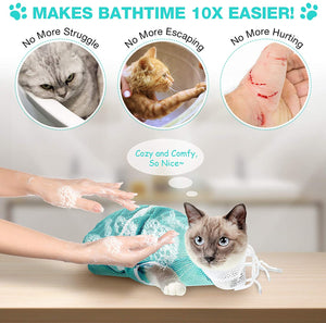 Upgraded Cat Grooming Bath Bag