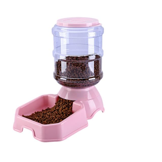 Automatic Dog Cat Food Feeder Water Dispenser